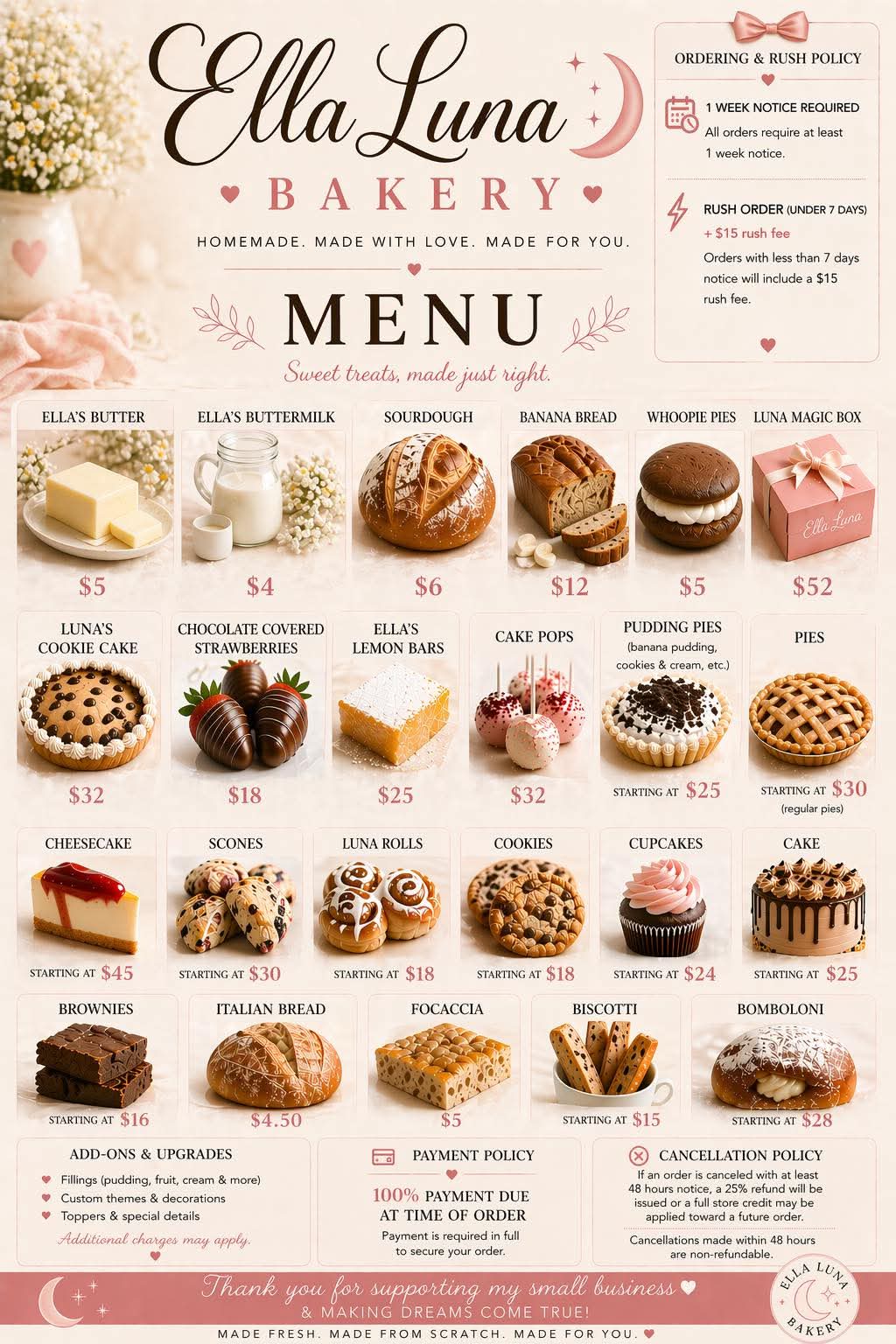 Ella Luna Bakery 