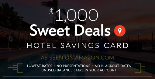 Sweet Deals Hotel Savings Card