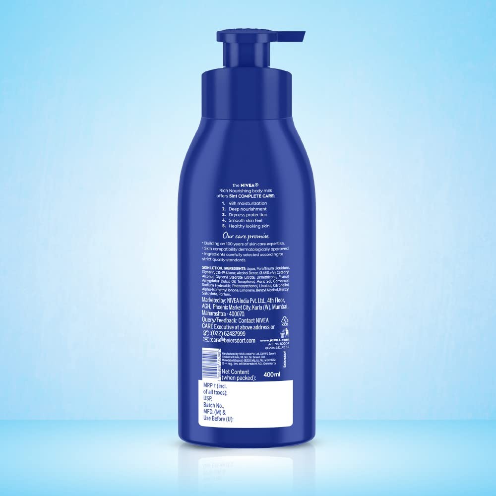 Nivea Nourishing Lotion Body Milk Pack - 400ml