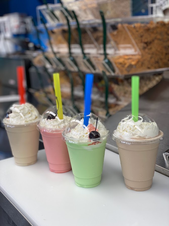 Turtle Roll Ice Cream