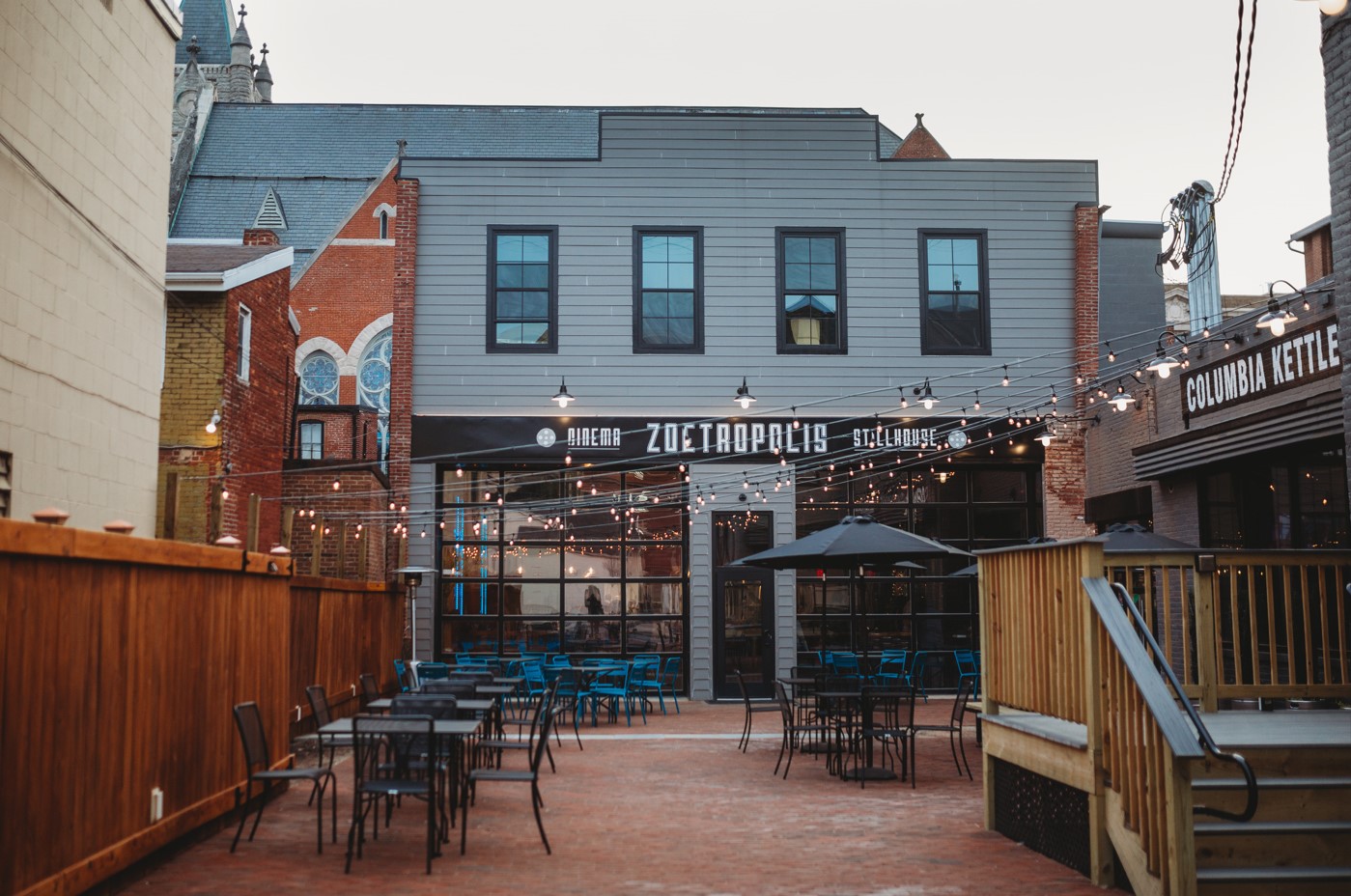 Zoetropolis Restaurant, Cinema & Stillhouse & Lancaster Distilleries