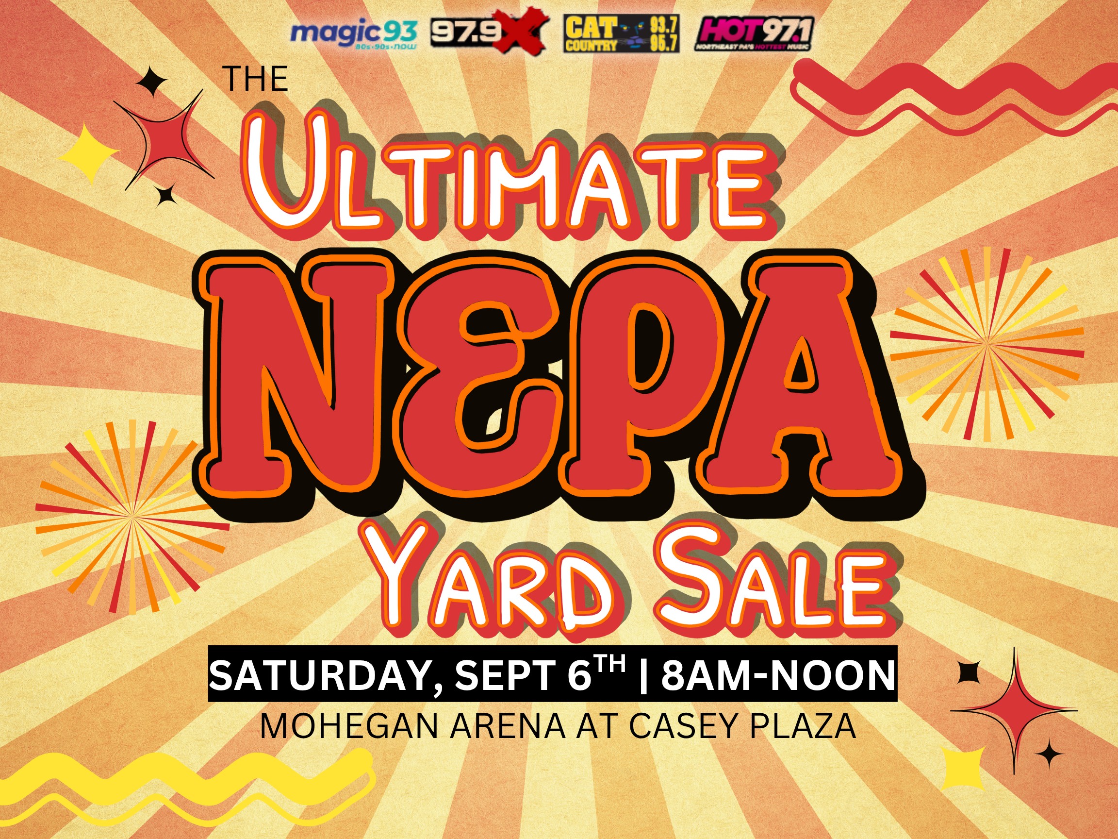 The Ultimate NEPA Yard Sale with Magic93, 97.9X, Hot97.1 & Cat Country 93.7/95.7