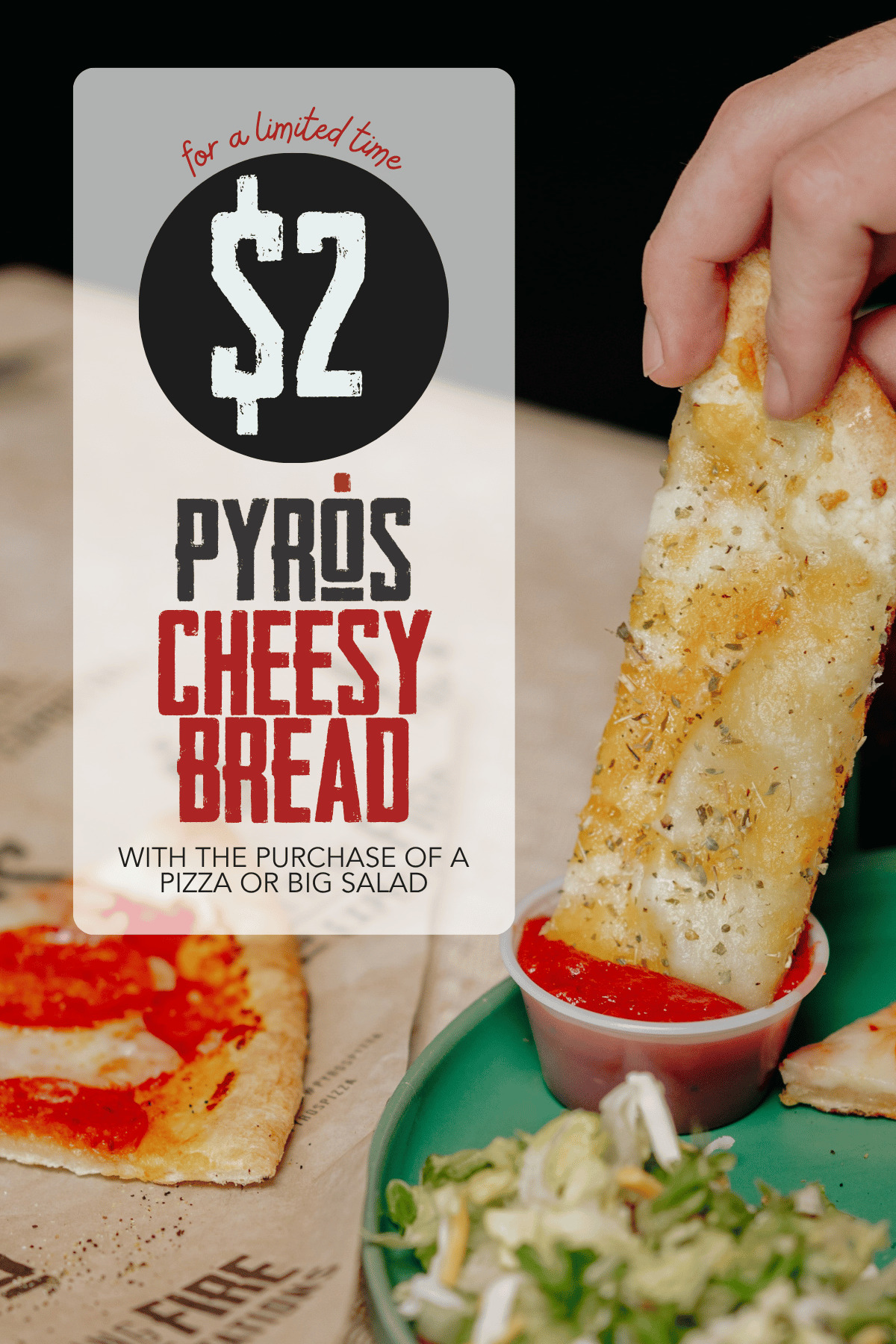 PYRO'S FIRE FRESH PIZZA