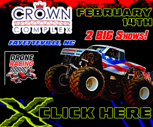 Monster X Tour February 14th 1:30pm at the Crown Coliseum